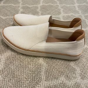 Ugg White Slip-on Flats